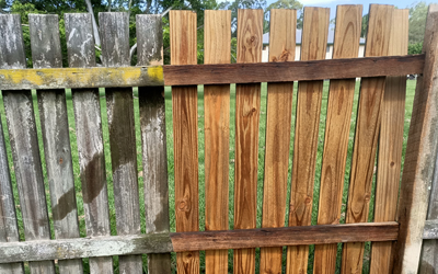 Brisbane Exterior Clean fence wash