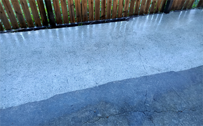 Brisbane Exterior Clean driveway and patio cleaning