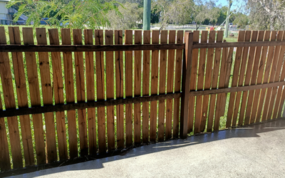 Brisbane Exterior Clean fence wash